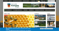 Desktop Screenshot of kerepes.hu